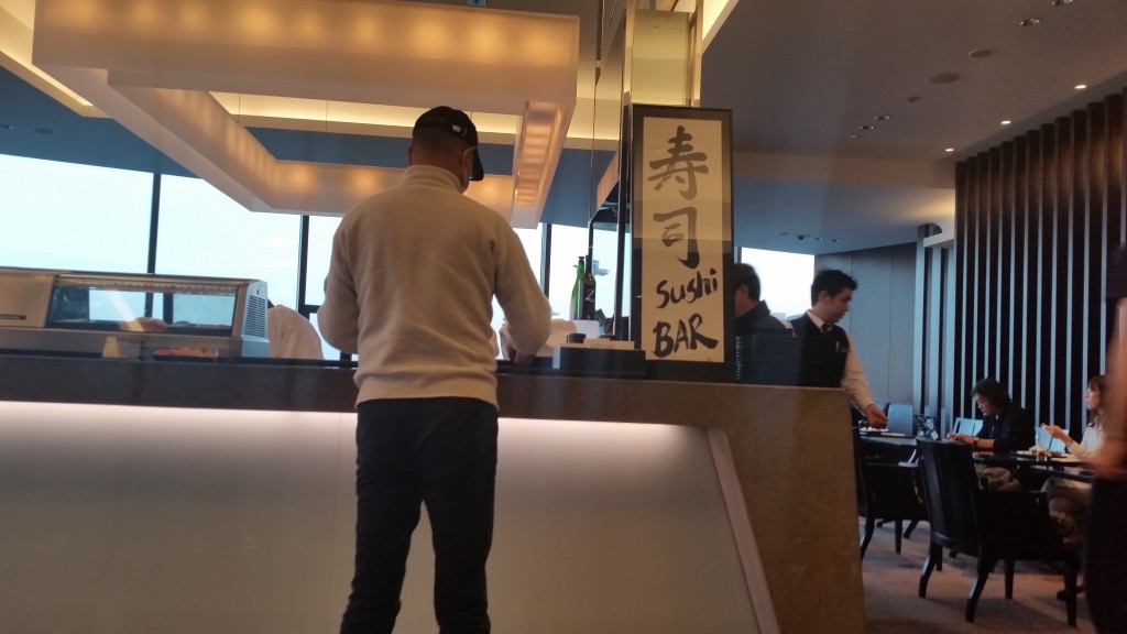 japan airlines first class lounge narita sushi bar